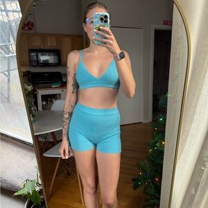 Princess Polly Blue Top and Shorts Set